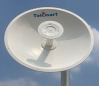 4.9 - 5.9 GHz, 23dBi 2x2 MIMO Dish  Antenna  FOR WIRELESS COMMUNICATIONS