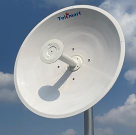 4.9 - 5.9 GHz, 29dBi 2x2 MIMO Dish  Antenna  FOR WIRELESS COMMUNICATIONS