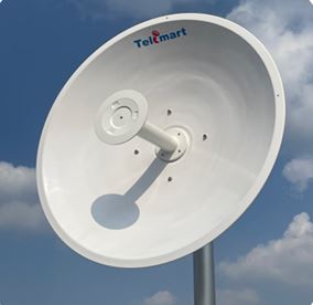 4.9 - 5.9 GHz, 30dBi 2x2 MIMO Dish  Antenna  FOR WIRELESS COMMUNICATIONS