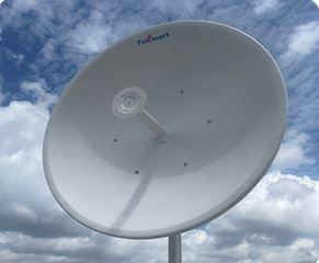 4.9 - 5.9 GHz, 32dBi 2x2 MIMO Dish  Antenna  FOR WIRELESS COMMUNICATIONS