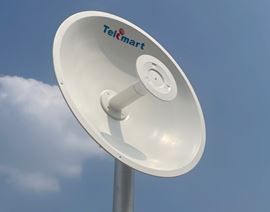 4.9 - 5.9 GHz, 26dBi 2x2 MIMO Dish  Antenna  FOR WIRELESS COMMUNICATIONS