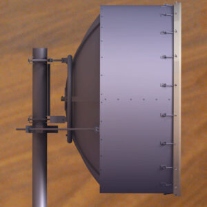 4.9 - 5.9 GHz, 38dBi (6 Foot) 2x2 MIMO Shroud Dish Antenna